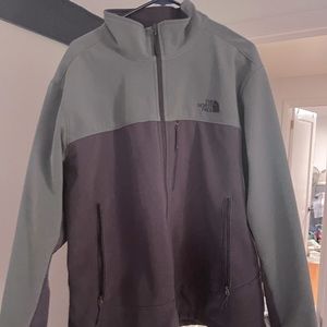 North Face purple rain jacket. XL